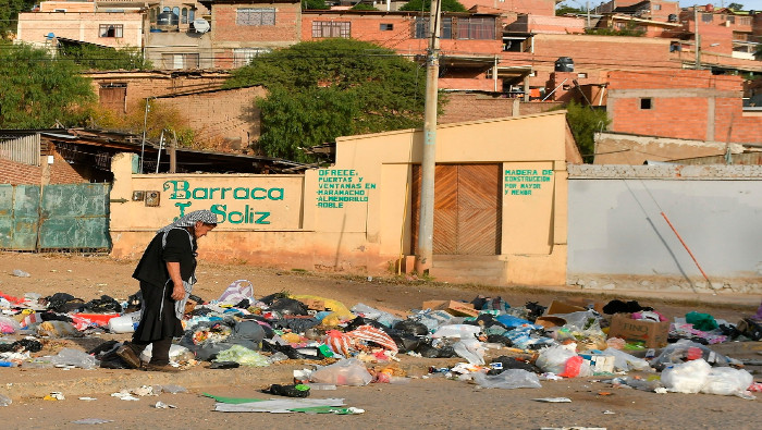 Pobladores decidieron bloquear el acceso al basurero local en K´ara K´ara y con ello llamar la atención sobre la situación sanitaria de la ciudad.