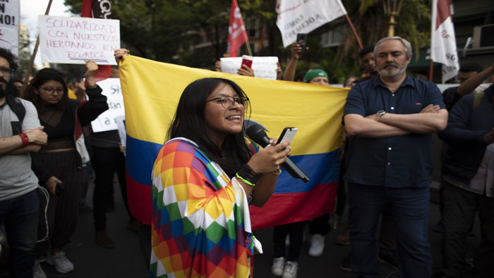 Continúa el rechazo a las políticas neoliberales del Gobierno de Lenín Moreno, en Ecuador.