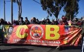 Bolivia vive una jornada de protestas en La Paz.