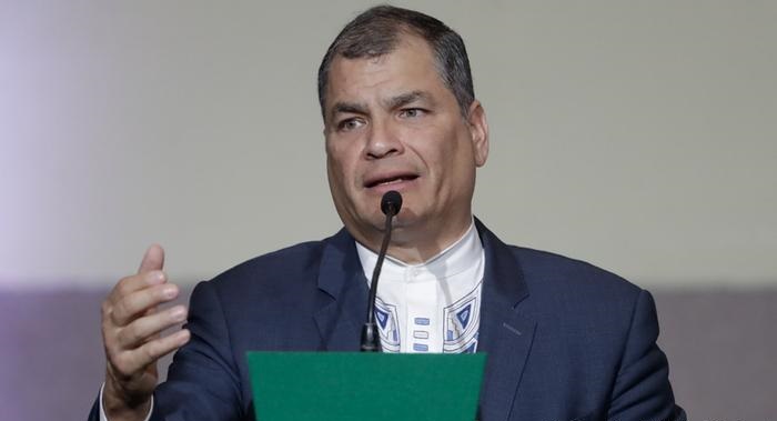 El exmandatario, Rafael Correa, calificó de fraude electoral la decisión del CNE en Ecuador.