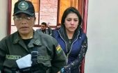 La exfuncionaria fue detenida a principios de año tras el golpe de estado al Gobierno de Evo Morales.