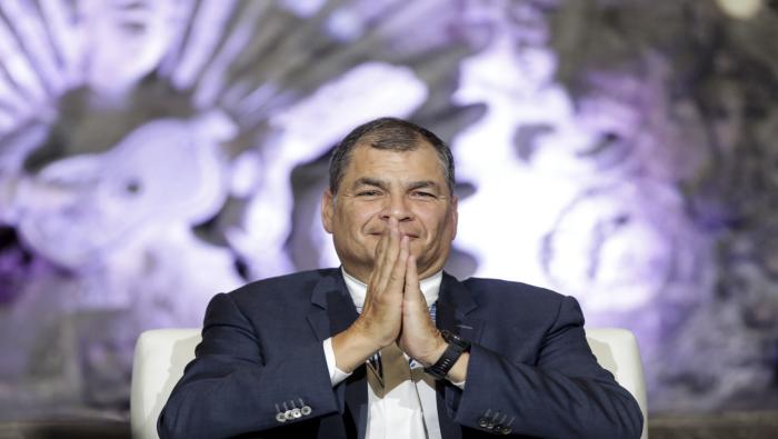 “Todo esto gira en un solo gran objetivo: impedir que Rafael Correa participe en las elecciones del 2021