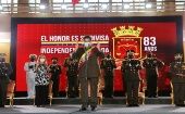 La noticia la dio a conocer durante el acto por el Aniversario 83 de la Guardia Nacional Bolivariana.