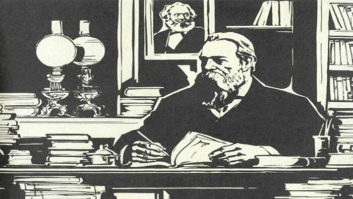 Engels fue uno de los  padres del socialismo científico, también conocido como marxismo, y se destacó como dirigente socialista.