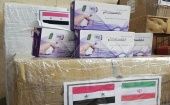 La factura nacional iraní de los productos donados fue resaltado como una muestra de la soberanía tecnológica que pretende alcanzar esa nación árabe.