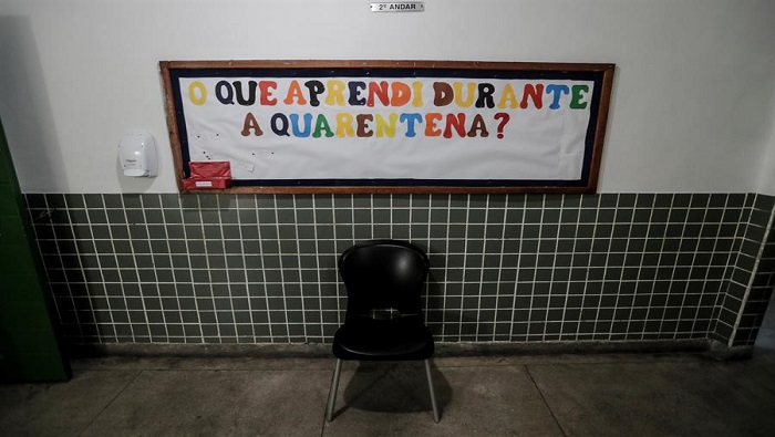 Una encuesta arrojó que el regreso a la escuela en São Paulo causaría contaminación por Covid-19 en hasta el 46,35 por ciento de estudiantes y profesores.