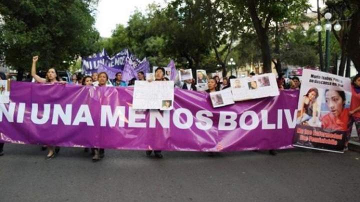 La lucha contra los feminicidios ha estado en el medio de los reclamos de los movimientos de mujeres en Bolivia.