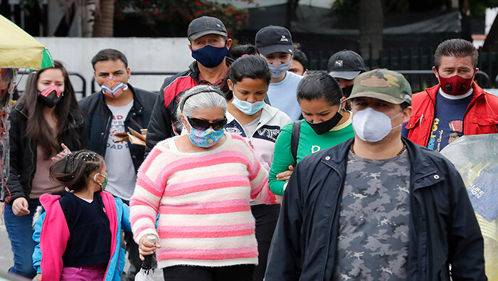 Bogotá es la zona con más casos en total, al contabilizar  225.947 contagios desde el inicio de la pandemia en el país sudamericano.