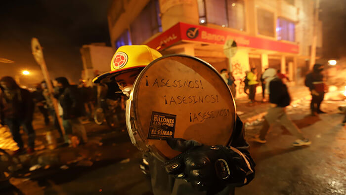 Las manifestaciones contra el abuso policial se han extendido por varias ciudades colombianas