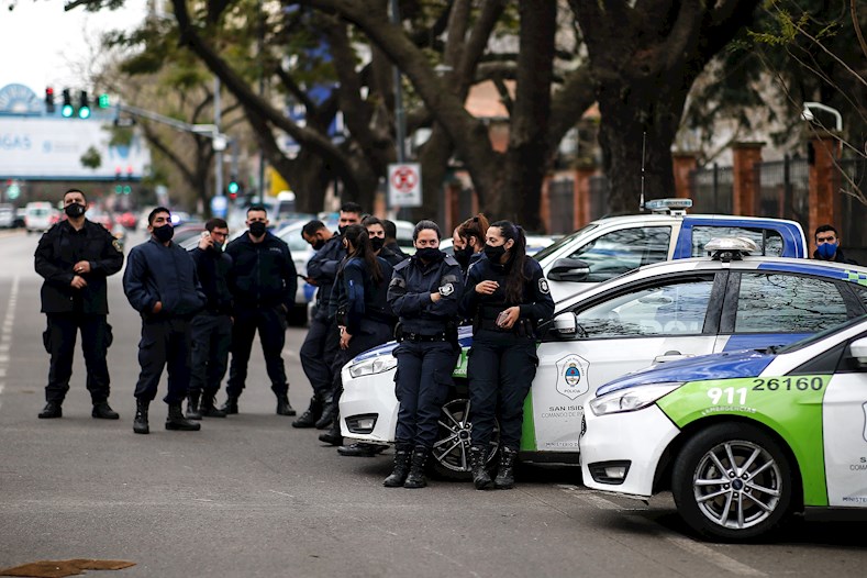 La Policía de Buenos Aires protagonizó la semana pasada una protesta salarial que llegó hasta la casa del presidente Alberto Fernández.