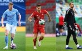 De Bruyne, Lewandowski y Neuer tuvieron un año de notable contribución a la competitividad de sus clubes.