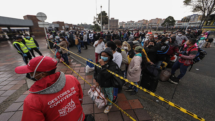 Bogotá es la zona más afectada por la pandemia en Colombia al contabilizar 259.008 contagios de coronavirus.