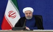 El presidente iraní, Hassan Rouhani, manifestó la disposición de su país de contribuir a que Armenia y Azerbaiyán solucionen su diferendo.
