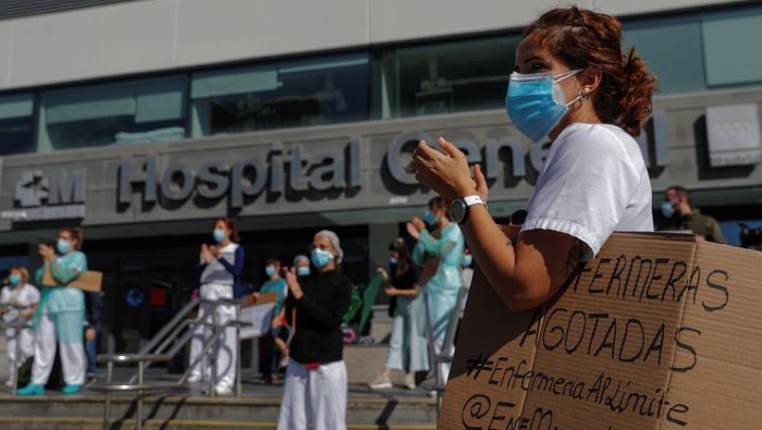 Los médicos madrileños están en huelga desde el 28 de septiembre.