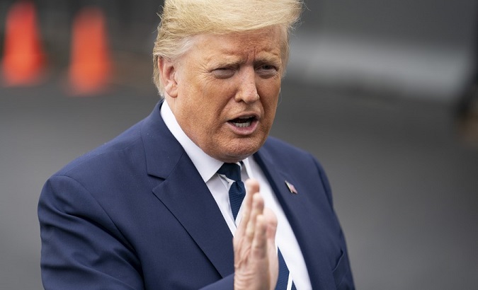 President Donald Trump at the White House in Washington D.C., U.S., March 3, 2020.