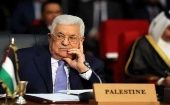 El dirigente palestino Mahmoud Abbas insistió en la pertinencia del diálogo para que se implemente la solución de los dos Estados con las fronteras previas a 1967.