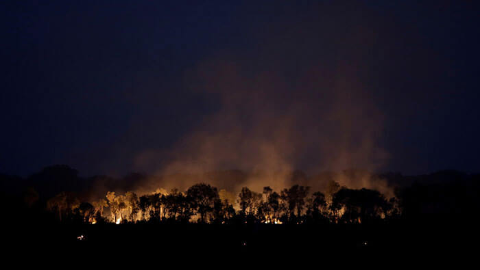 La cifra fuegos en la Amazonía representa la cuarta parte de todos los incendios registrados en los primeros diez meses de 2020.