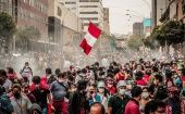 Por quinto día consecutivo se registraron protestas en varias ciudades como Lima, la capital, que fueron reprimidas con violencia por parte de la policía peruana.