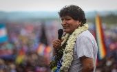 Evo Morales describes as impressive the popular mobilizations for his reception in Bolivia, Nov. 11, 2020