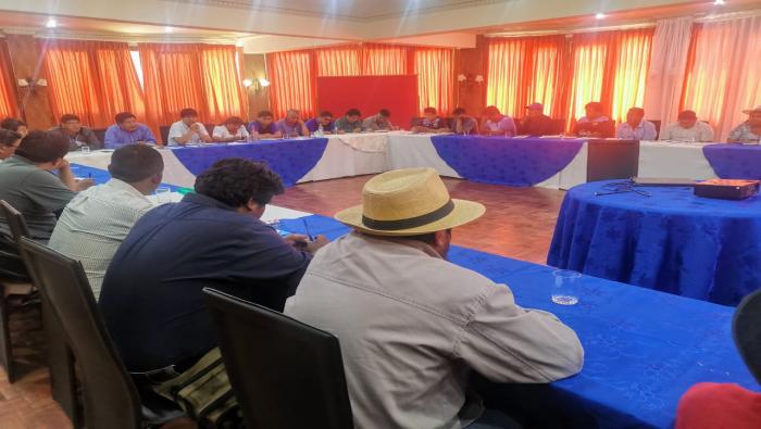En el encuentro se supo que se prevé un encuentro nacional para el 21 de noviembre, en la que estará presente la Confederación Sindical de Trabajadores Campesinos de Bolivia.