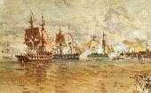 La confrontación entre proteccionismo y librecambismo estuvo en la base de la batalla de la Vuelta de Obligado, de 1845.