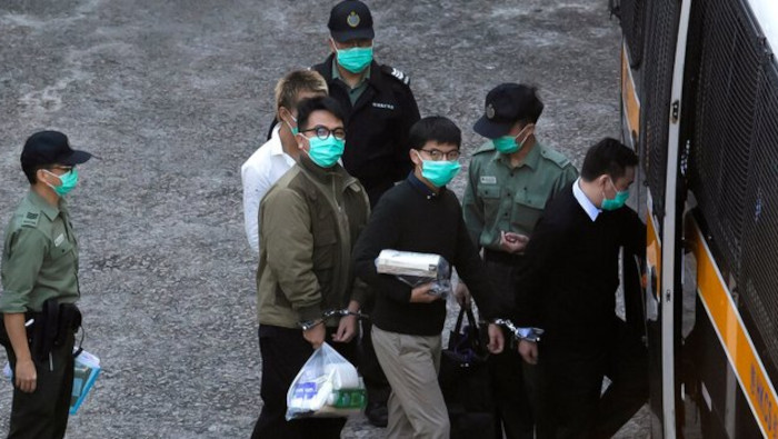 Otros dos activistas opositores también fueron condenas a prisión por la justicia de Hong Kong.