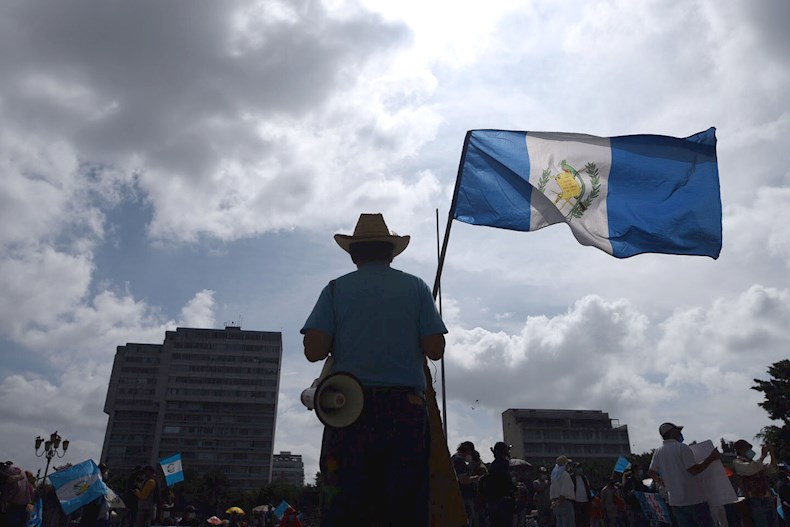 Guatemala vive la tercera semana de protestas intensas contra el Gobierno de Giammattei y la clase política local.