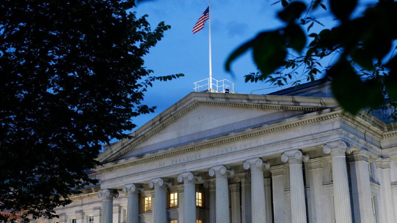 El Departamento del Tesoro en Washington habría sido uno de los objetivos de los ataques cibernéticos.