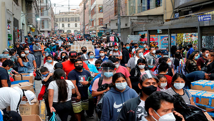 Perú totaliza 1.043.640 infectados y 38.473 decesos por coronavirus desde el inicio de la pandemia.