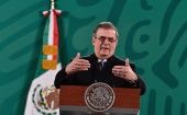"México saluda el fin de la construcción del muro, (y) la iniciativa migratoria en favor de DACA", dijo el canciller Ebrard. 
