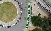 La protesta de la derecha ocurrió un día después que sectores sociales y políticos de izquierda articularon 87 caravanas en el país para exigir el juicio a Bolsonaro.