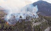 Autoridades de SPLIF advirtieron que las llamas fueron desatadas por las altas temperaturas y la sequía prolongada.