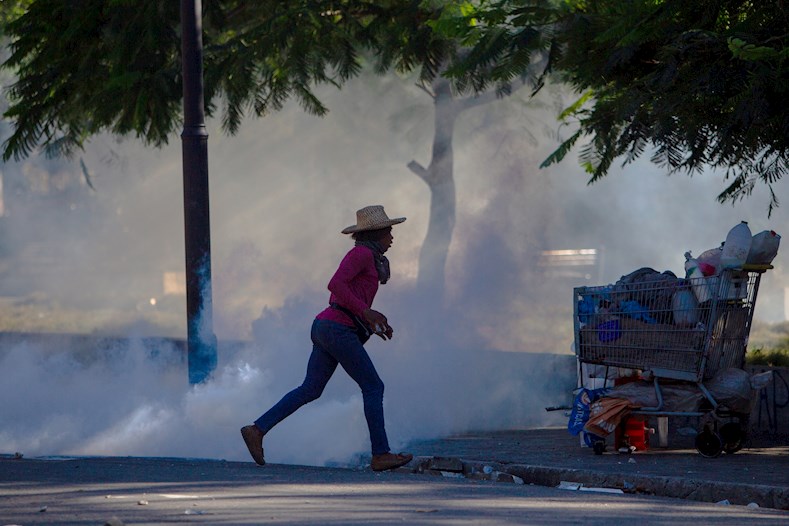 Las protestas populares en Haití no han cesado y desde el pasado domingo reclaman la salida del presidente Jovenel Moïse.