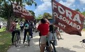 Este domingo, moviemintos, organizaciones sociales y partidos políticos volvieron a reclamar la salida del presidente Jair Bolsonaro.