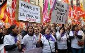 El año pasado se realizaron las manifestaciones del ocho de marzo en España, ya que el Gobierno decretó el primer estado de alarma contra el coronavirus el 14 de marzo. 