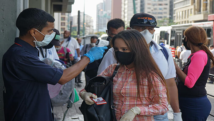 La capital venezolana, Caracas, fue la región que más casos reportó en las últimas 24 horas con 128 nuevos contagios.