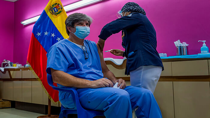 Venezuela inicio la pasada semana la vacunación contra el coronavirus.