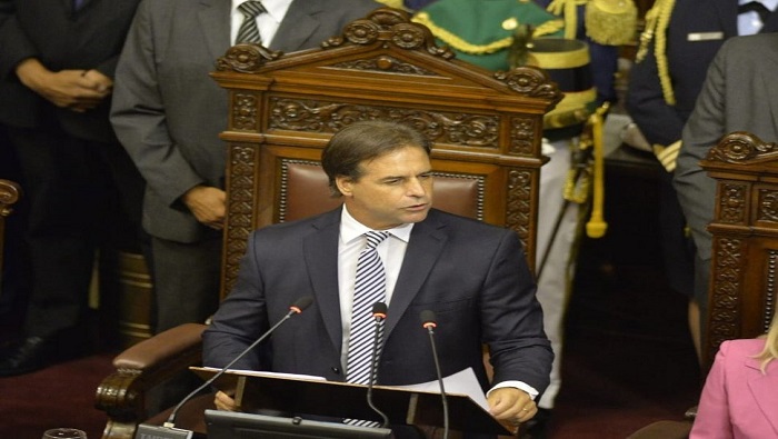 Durante su discurso ante el Congreso, el presidente uruguayo Luis Lacalle Pou reconoció que queda mucho trabajo por hacer.