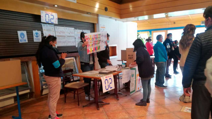 El MAS logró este domingo el primer lugar en las urnas de La Paz, Cochabamba, Oruro, Potosí, Pando y Chuquisaca.