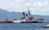La Armada de Indonesia movilizó a numerosos efectivos y medios para buscar al submarino.
