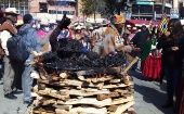 La celebración del Día Mundial de la Madre Tierra en Bolivia reclamó "justicia climática" como parte de las demandas renovadas este año.