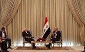 El ministro iraní y el mandatario iraquí destacaron la importancia de adoptar estrategias para implementar los acuerdos firmados. 