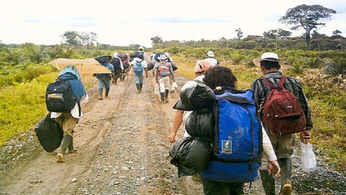La Defensoría del Pueblo de Colombia señaló que del 1 de enero al 31 de marzo se reportaron 65 eventos de desplazamiento masivo.
