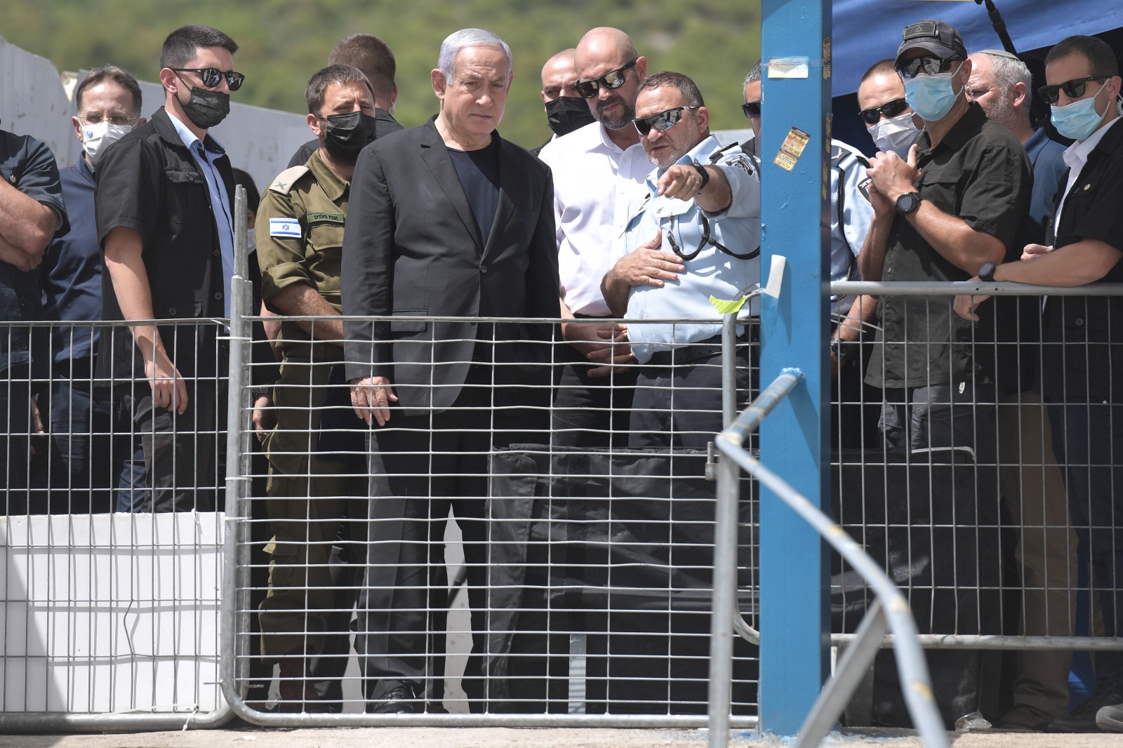 Netanyahu se trasladó hacia la zona del suceso, donde aseguró 