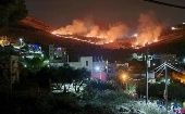 En el distrito palestino de Naplusa, colonos israelíes también incendiaron tierras de los lugareños.