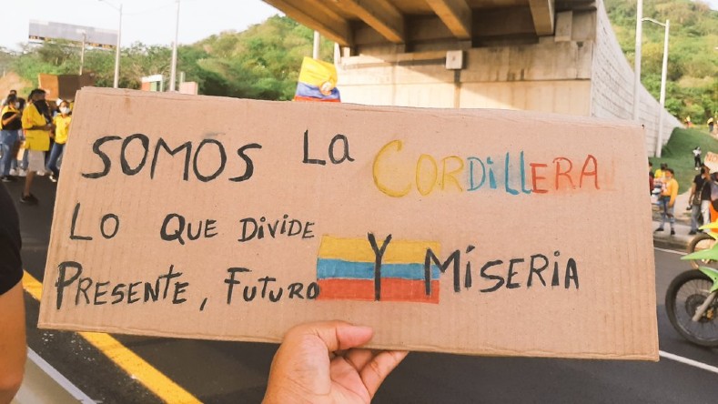 La protesta en Colombia ha sido reprimida con especial violencia por parte del Estado.