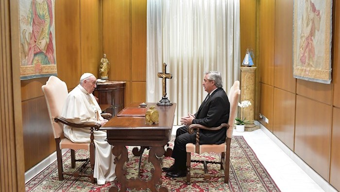 La agenda de la visita al Vaticano incorporó una reunión de 30 minutos entre el papa Francisco y el presidente argentino Alberto Fernández.