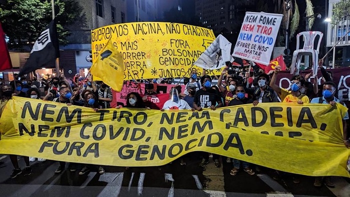 Diferentes manifestaciones tuvieron lugar en Brasilia, Bahía, Ceará, Alagoas y Sergipe y otras ciudades brasileñas