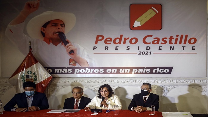 El Partido pide al presidente del Jurado Nacional de Elecciones, Jorge Salas, que se pronuncie sobre esta irregularidad.