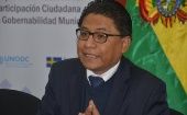 Iván Lima expresó que en caso de tener pruebas el medio para denunciar un fraude electoral no es la OEA.